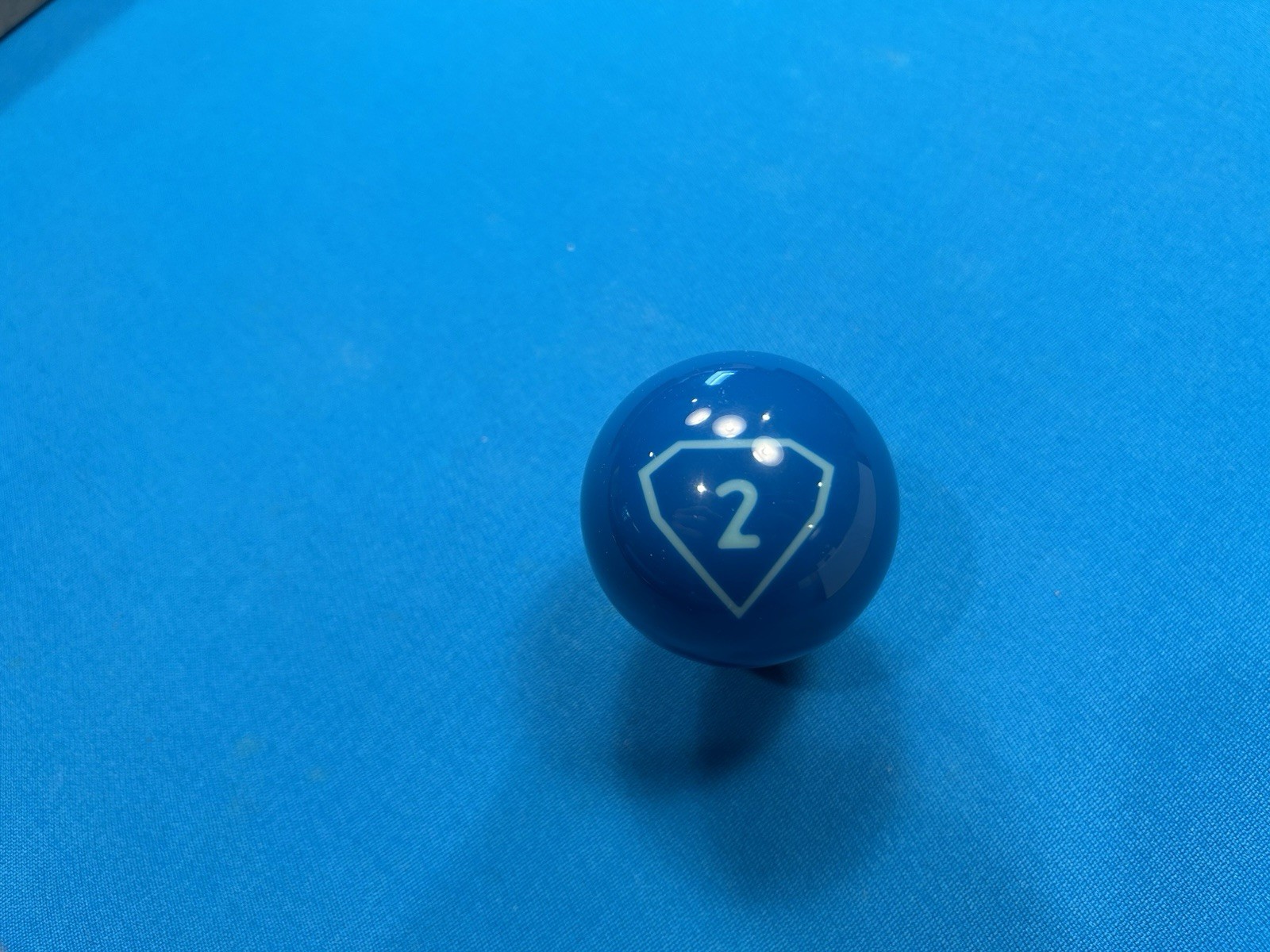 Blue Diamond Individual/replacement/collectable Pool Ball Two/ 2 Ball
