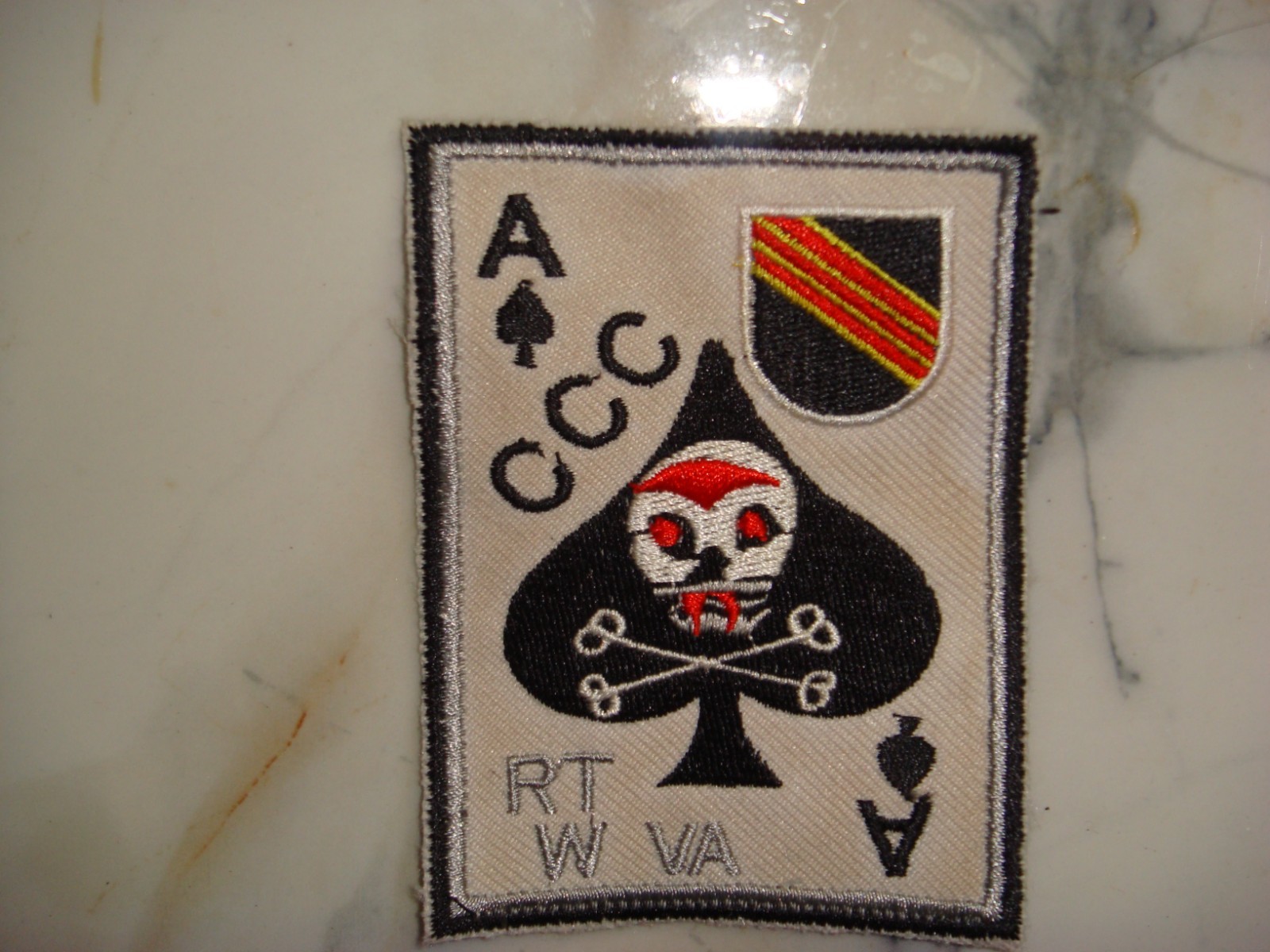 US 5th SF WEST VIRGINIA RT CCC, VIETNAM WAR PATCH