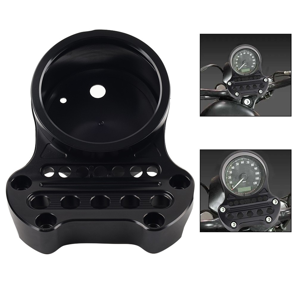 For Harley Sportster XL1200 CNC Speedometer Bracket  Indicator Clamp