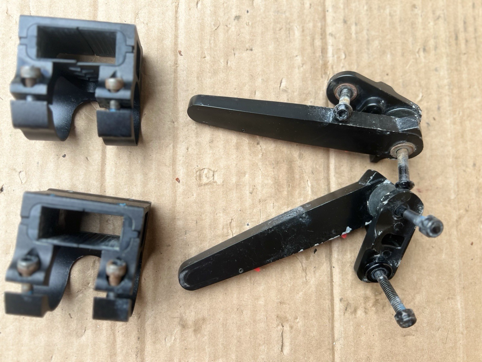 Motion Composites Wheelchair Sideguard Mounting Brackets C2 Helio