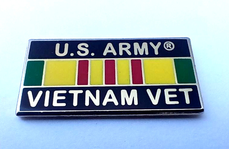 US ARMY VIETNAM VET (1-1/8")  Military Hat Pin P15627