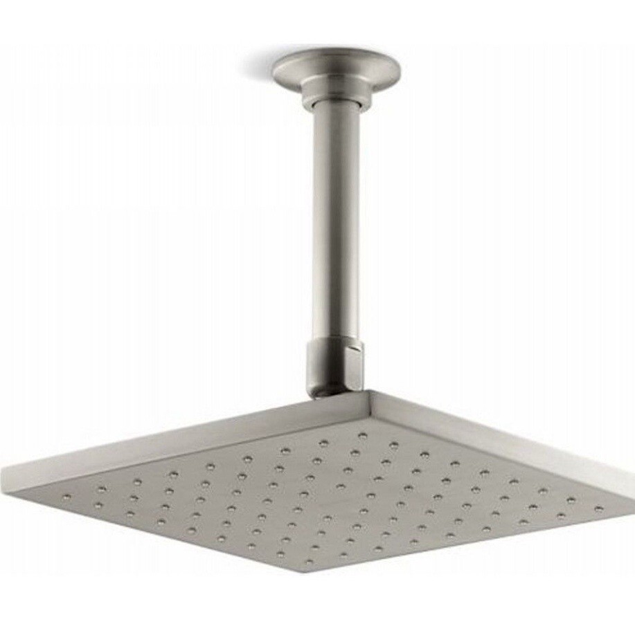 New Kohler K-45200-BN Contemporary Square 8” Rain Showerhead Brushed Nickel