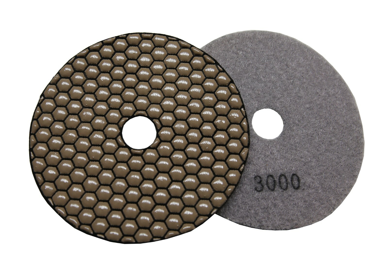 5" Premium Dry Diamond Polishing Pad, Grit 3000