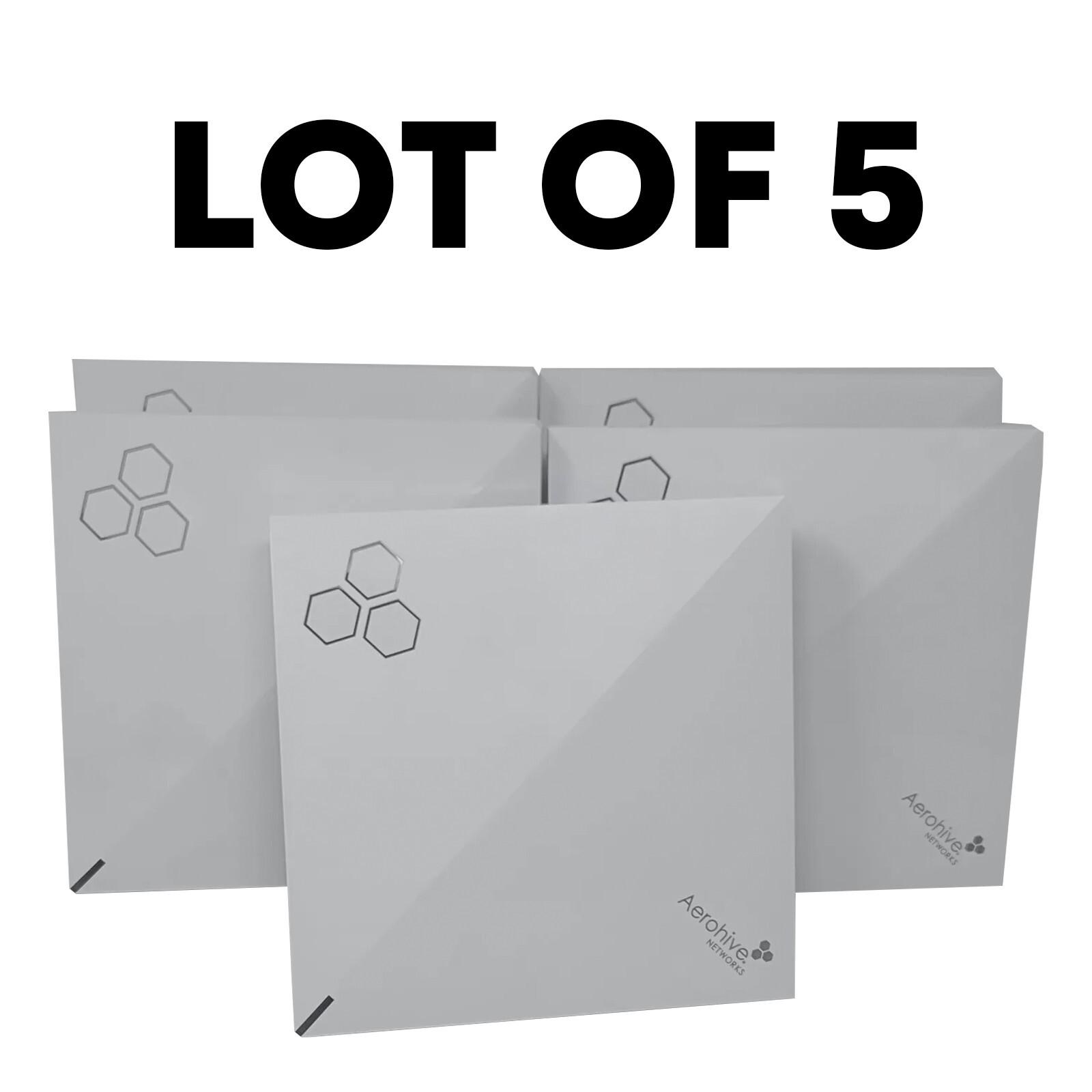 LOT OF 5 - AeroHive AP130 Wireless WiFi Access Point AH-AP130-AC-FCC