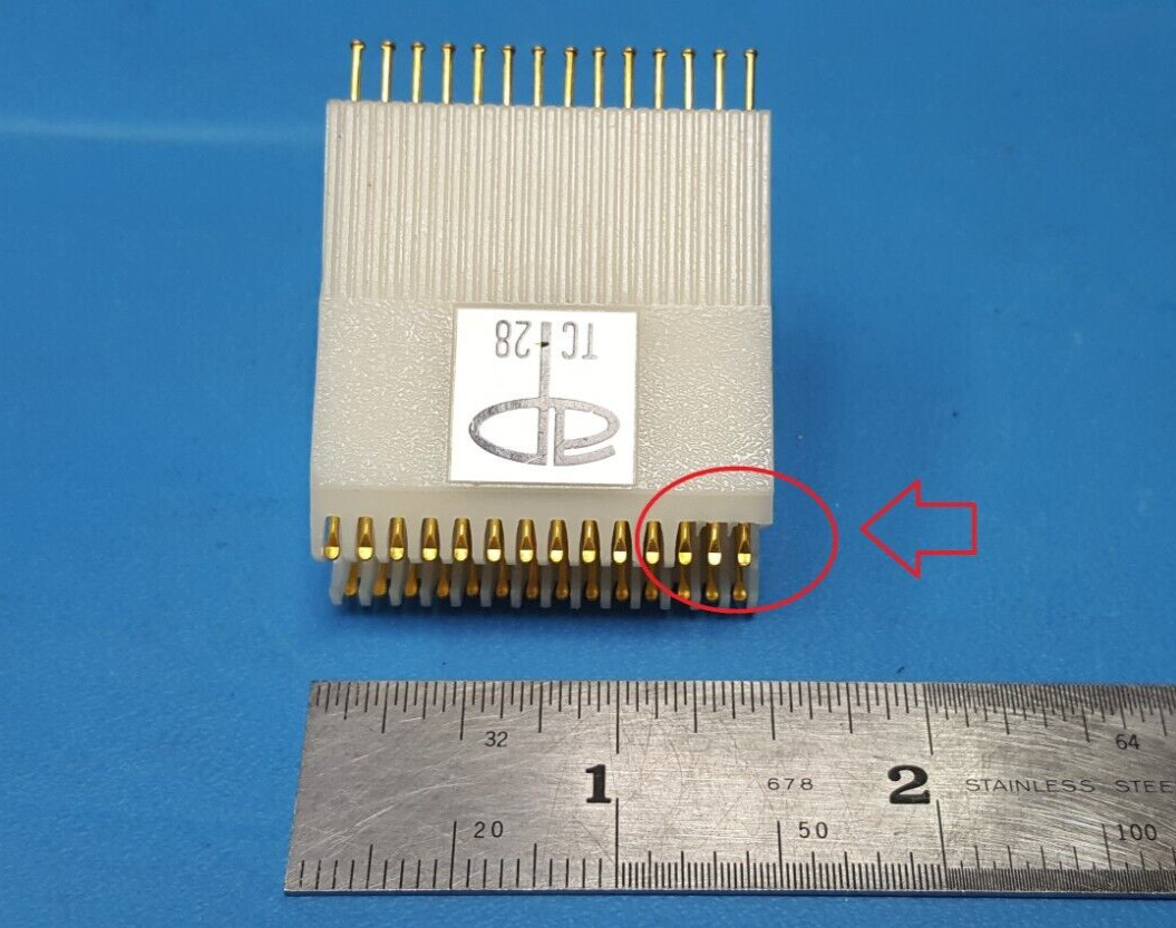 IC TEST CLIP, 28PIN, 2X14, Prototype AP, 923743-28,DIP, 0.6" (15.24mm) LTC-28/6
