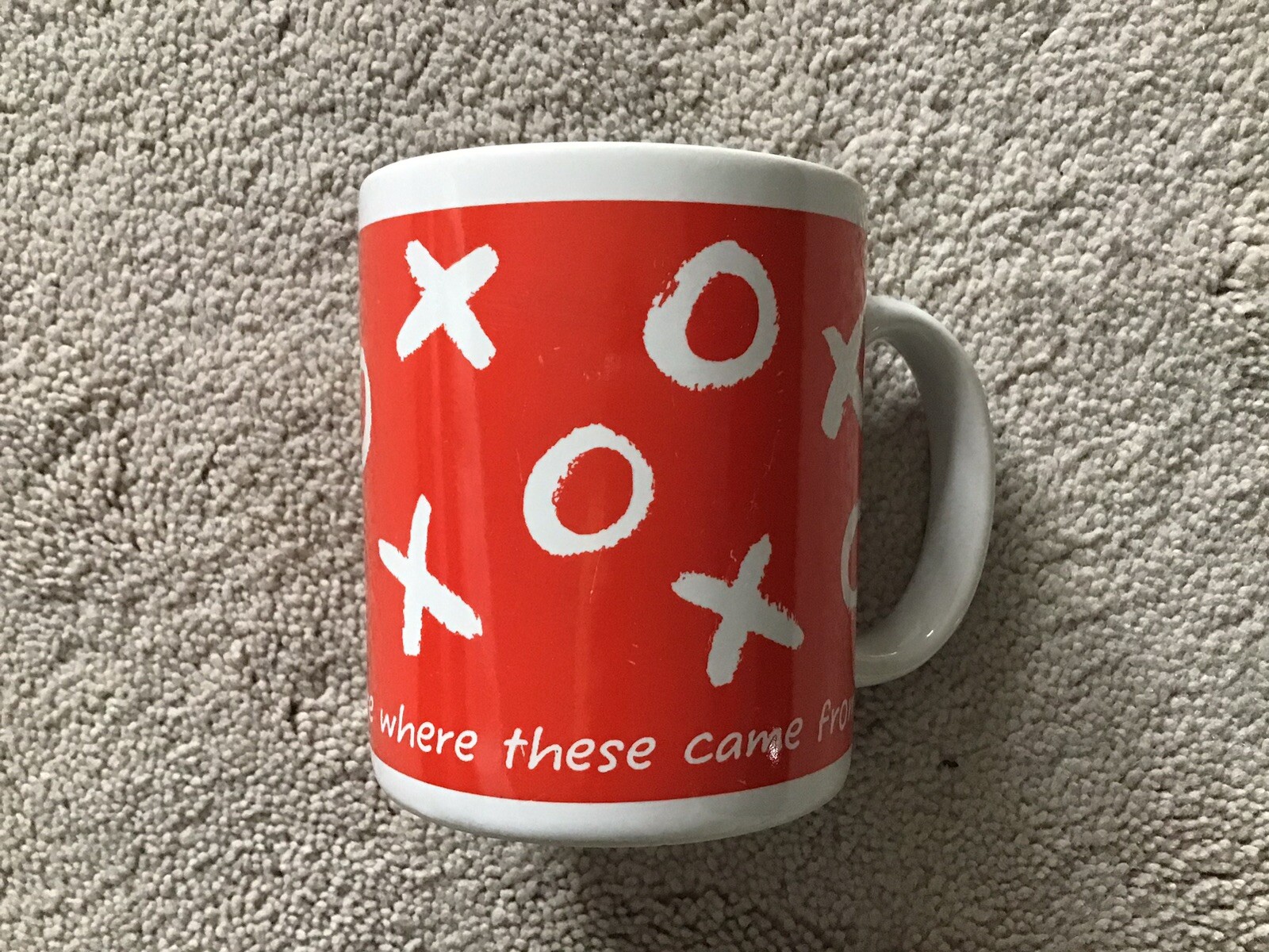1989 Hallmark XOXO "...and there are lots more where these came from!" Mug NEW