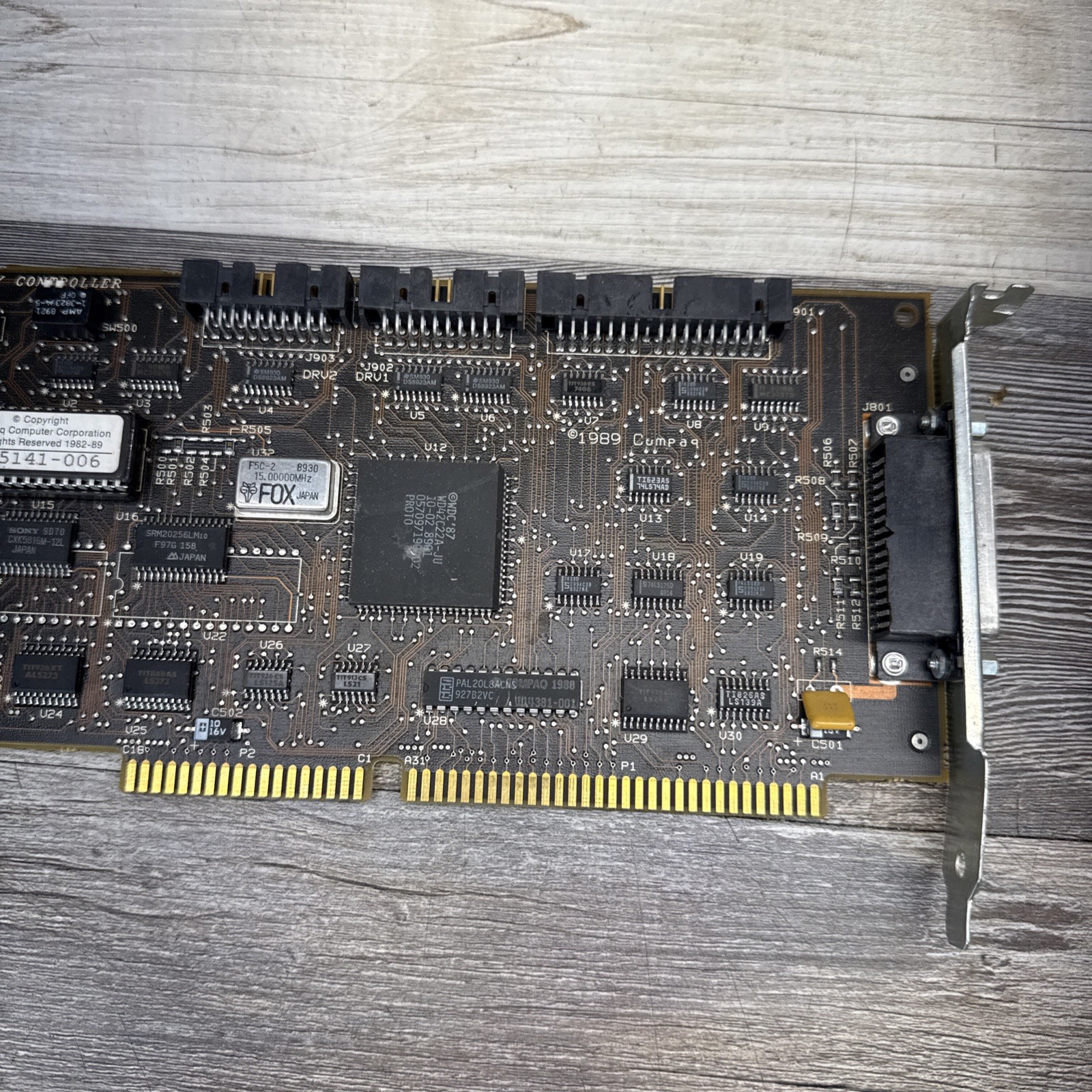 Compaq ESDI/FLPY Controller Assy. 001473 Untested - For Parts / Repairs