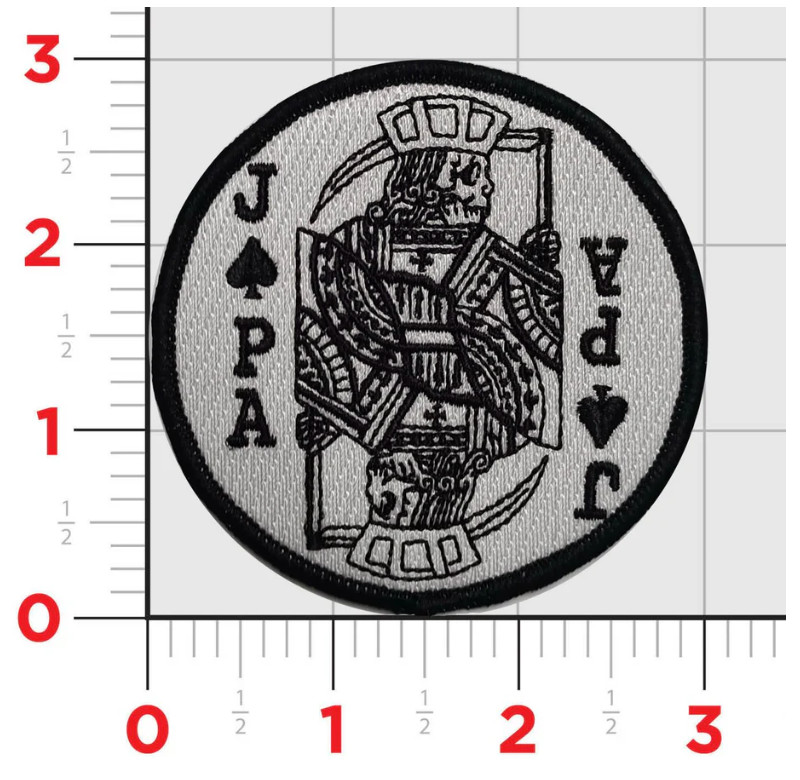 MARINE CORPS VMGR-352 JOPA EMBROIDERED PATCH WITH HOOK & LOOP