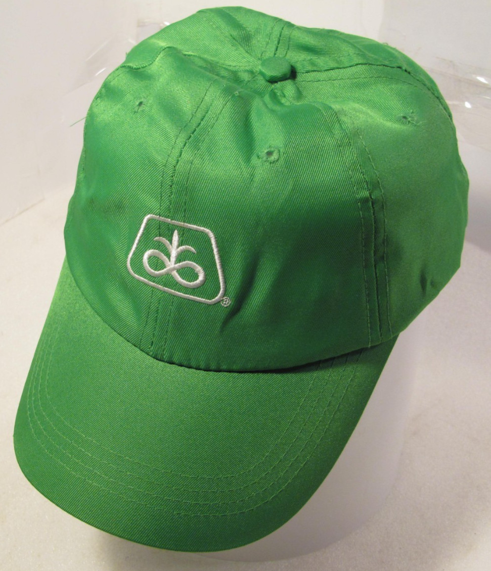Pioneer Seeds Hat Youth Size Lime Green Polyester Shimmer Light Snap Summer Cap