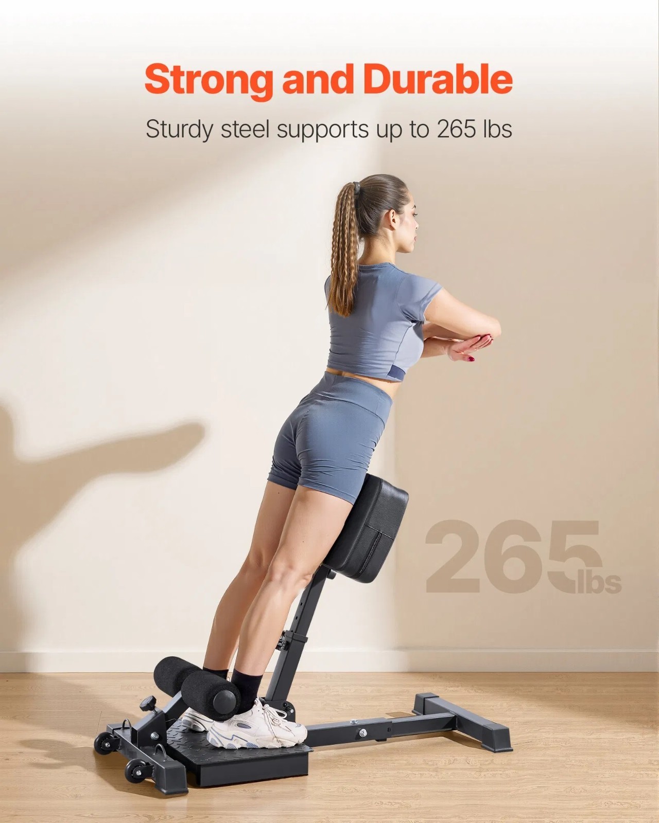 Sissy Squat Machine, Multi-Function Deep Sissy Squat Bench for Leg Muscle