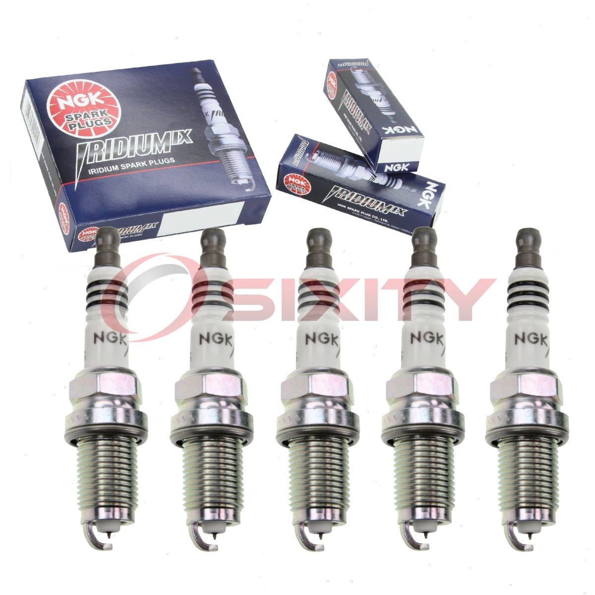 5 pcs NGK Iridium IX Spark Plugs for 2006-2008 Volkswagen Beetle 2.5L L5 - cv