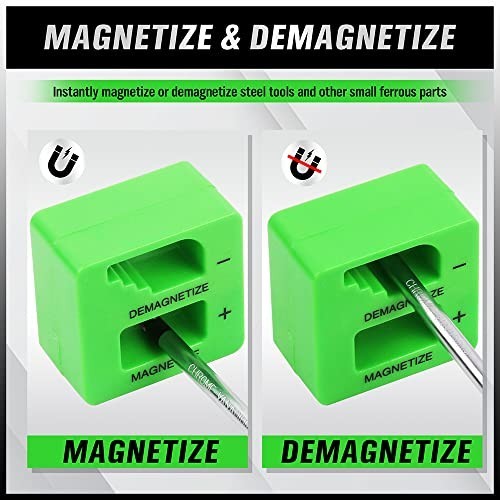 11PCS Screwdriver Set, Magnetic 5 Phillips and 5 Flat Head Black