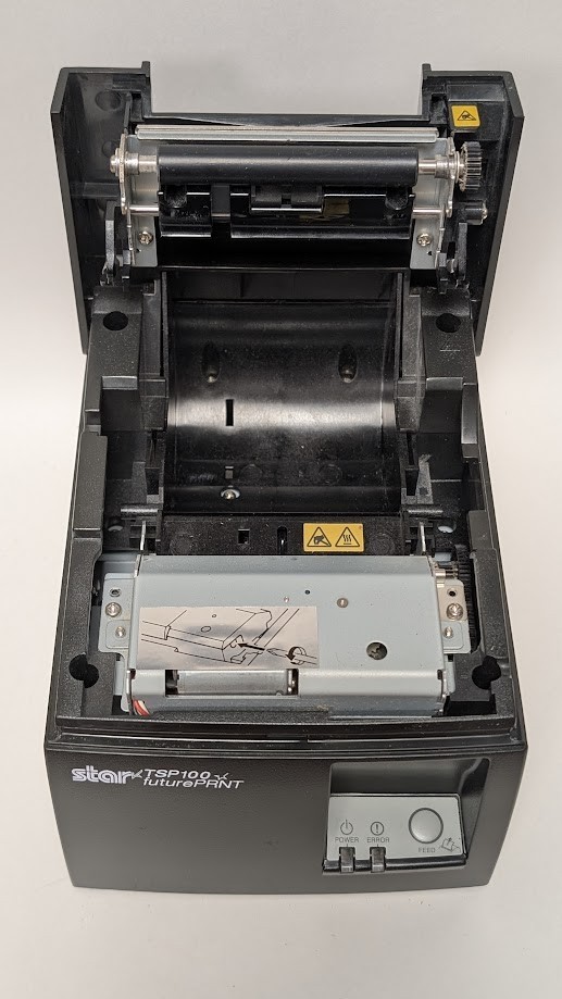 Star TSP100 Future Print Receipt Thermal Printer w/ Power & Printer Cords WORKS