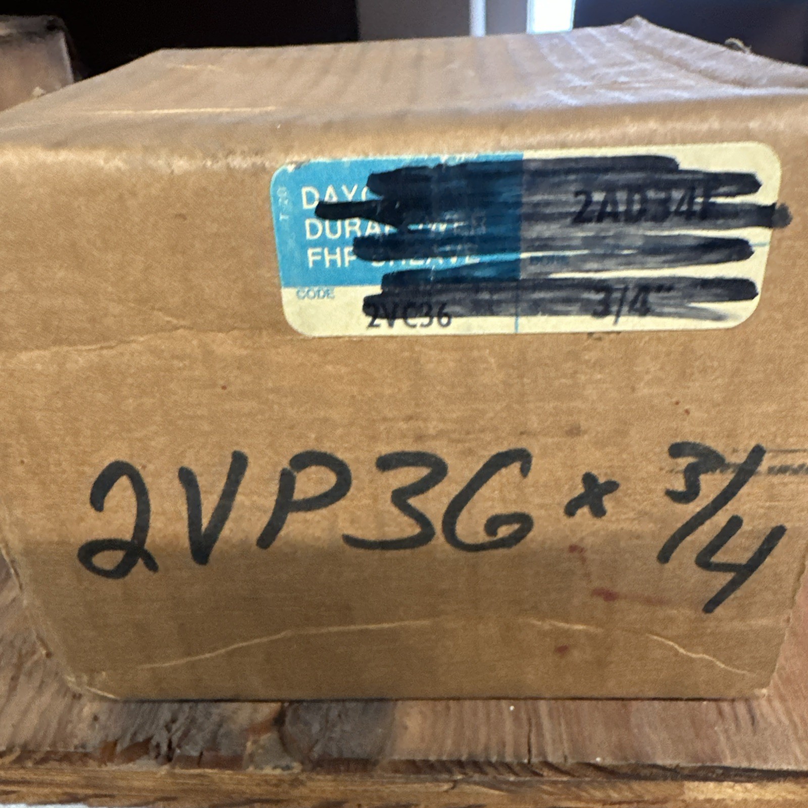 2VP36 X 3/4” Dayco Multi Variable Pitch Sheave