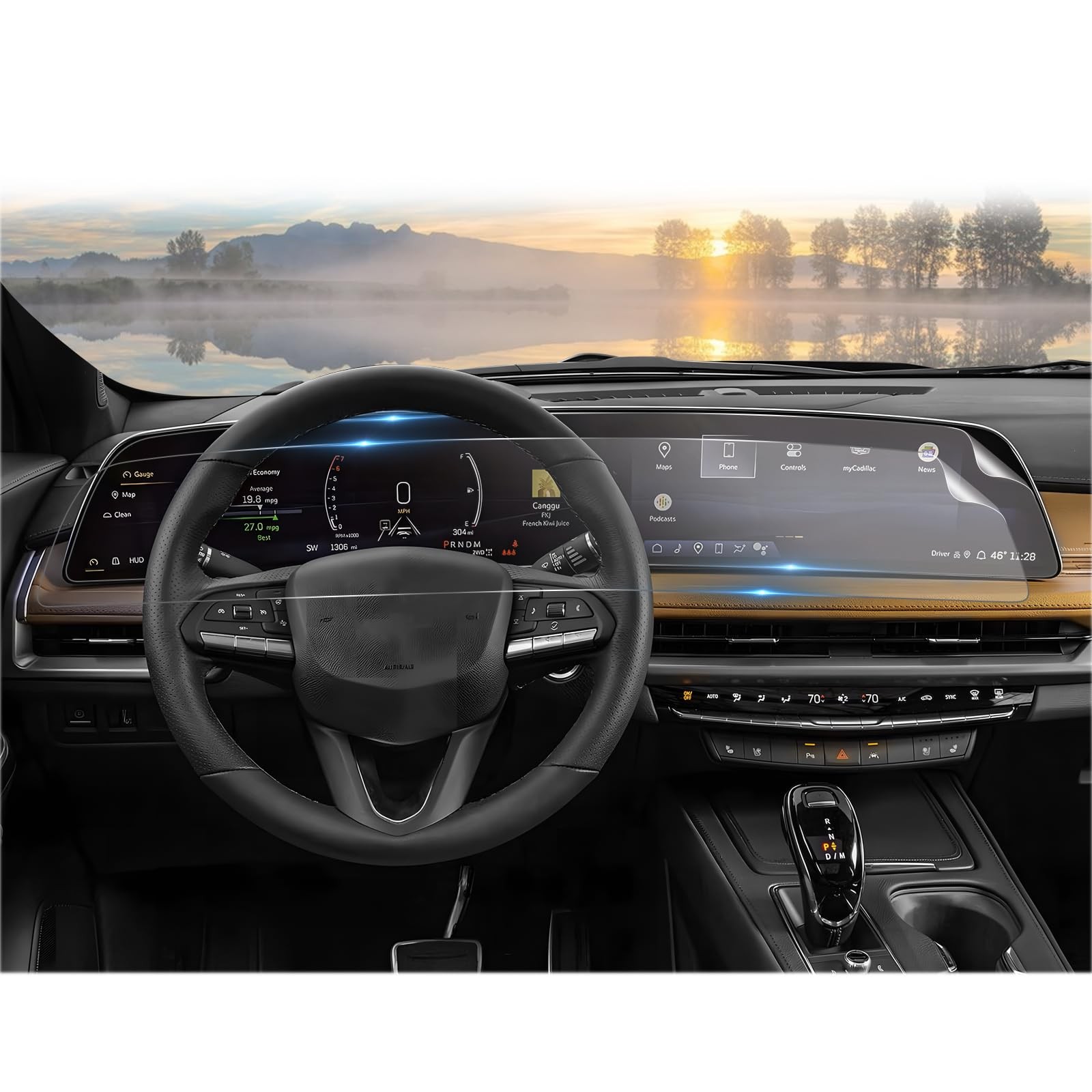 2PCS for Cadillac Lyriq (2023 Cadillac 33" Nano Film 2PCS 33" Nano Film 2PCS