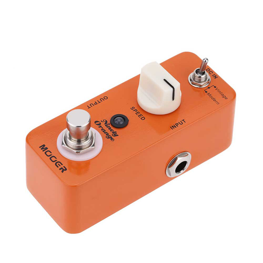 Mooer Analog Phaser Effects Pedal Ninety Orange Vintage/Modern Sound True Bypass