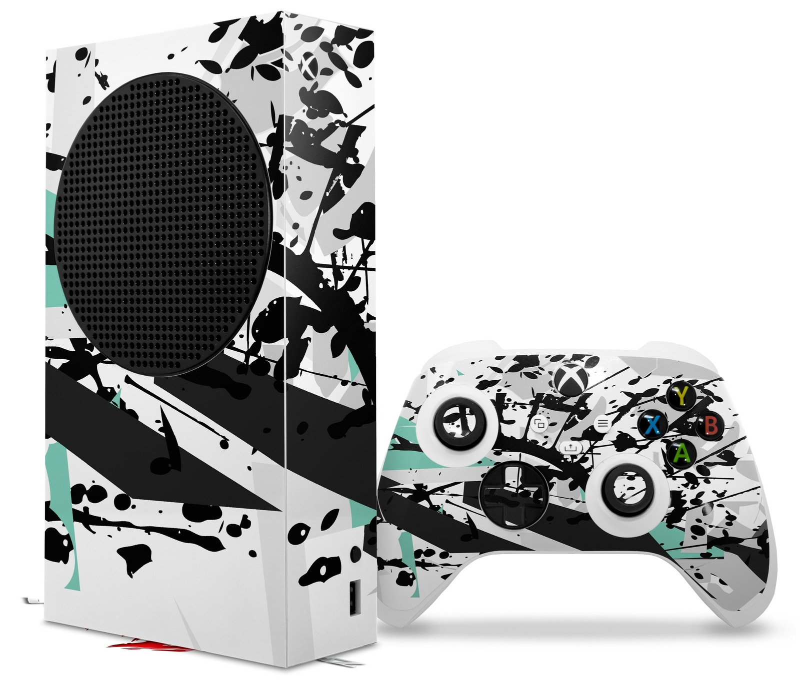 Skins XBOX Series S Console Controller Baja 0018 Seafoam Green