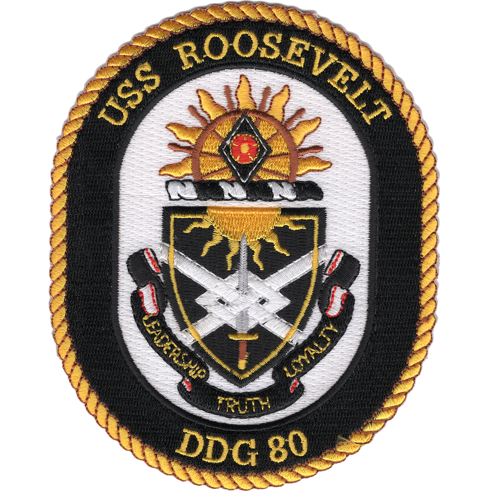 DDG-80 USS Roosevelt Patch