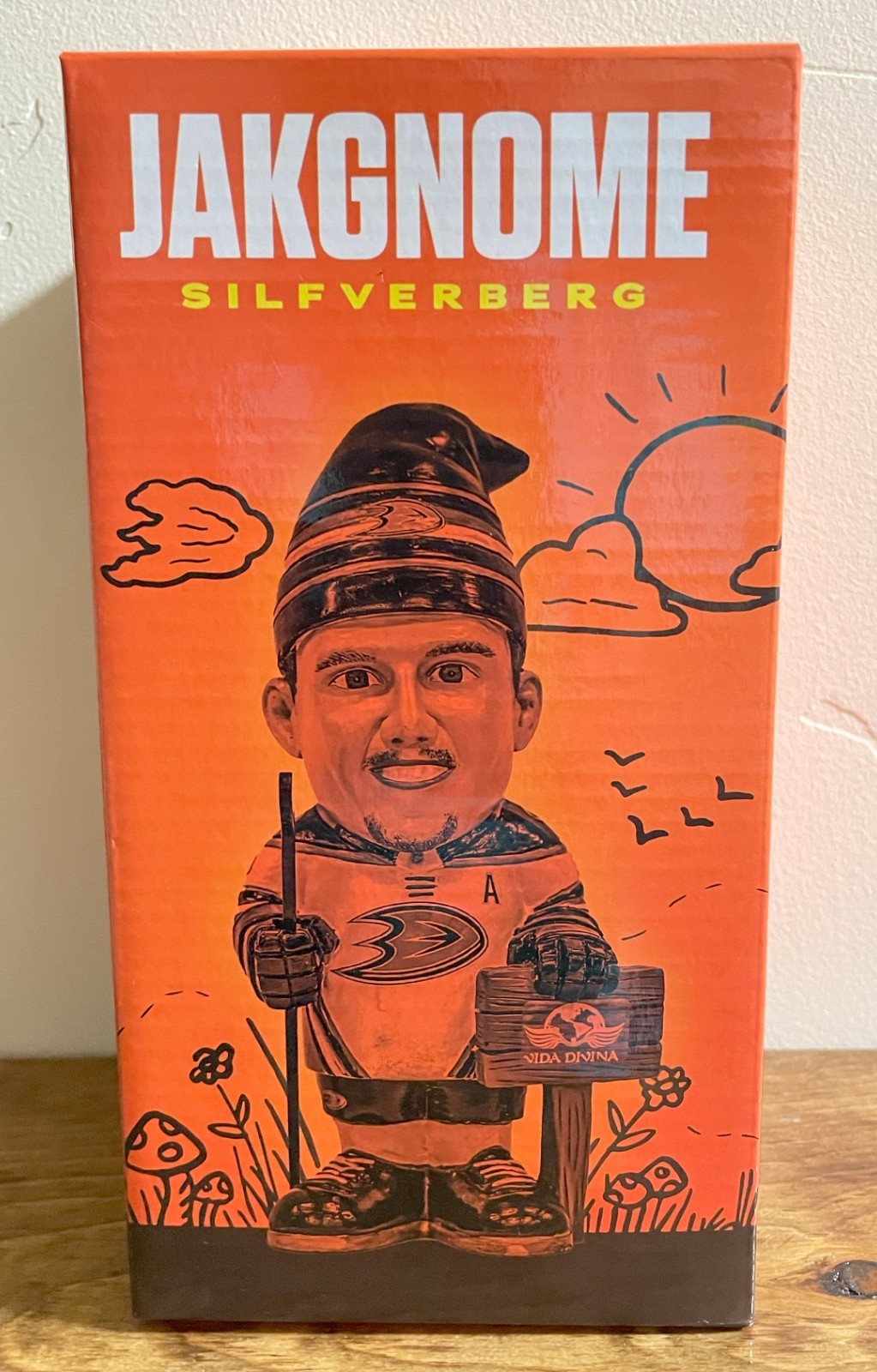 Anaheim Ducks - Jakob Silfverberg - 'Jakgnome' Stadium Giveaway Garden Gnome-NIB