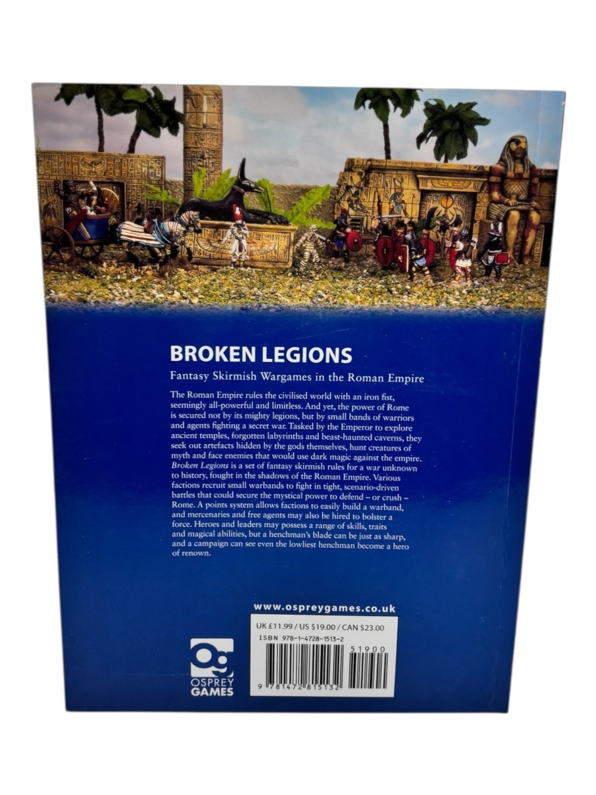 Mark Latham Broken Legions (Paperback) Osprey Wargames