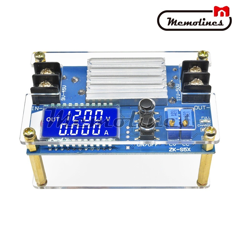 DC-DC 5A Voltage Constant Power Supply Module LCD Display w Case *le