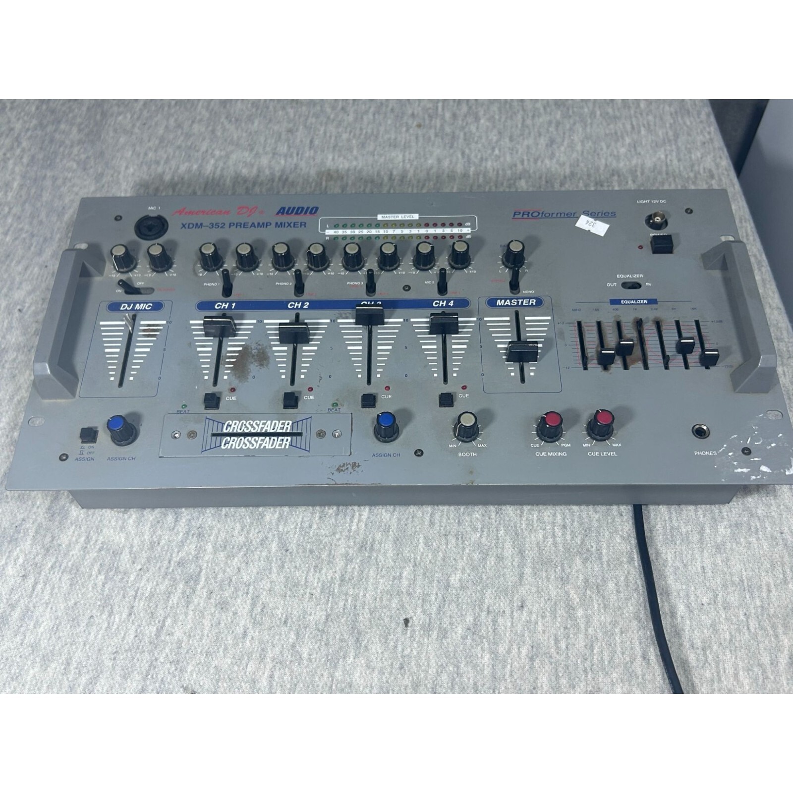 American DJ Audio XDM-352 Preamp Mixers Pro Former Series 2000sSilver