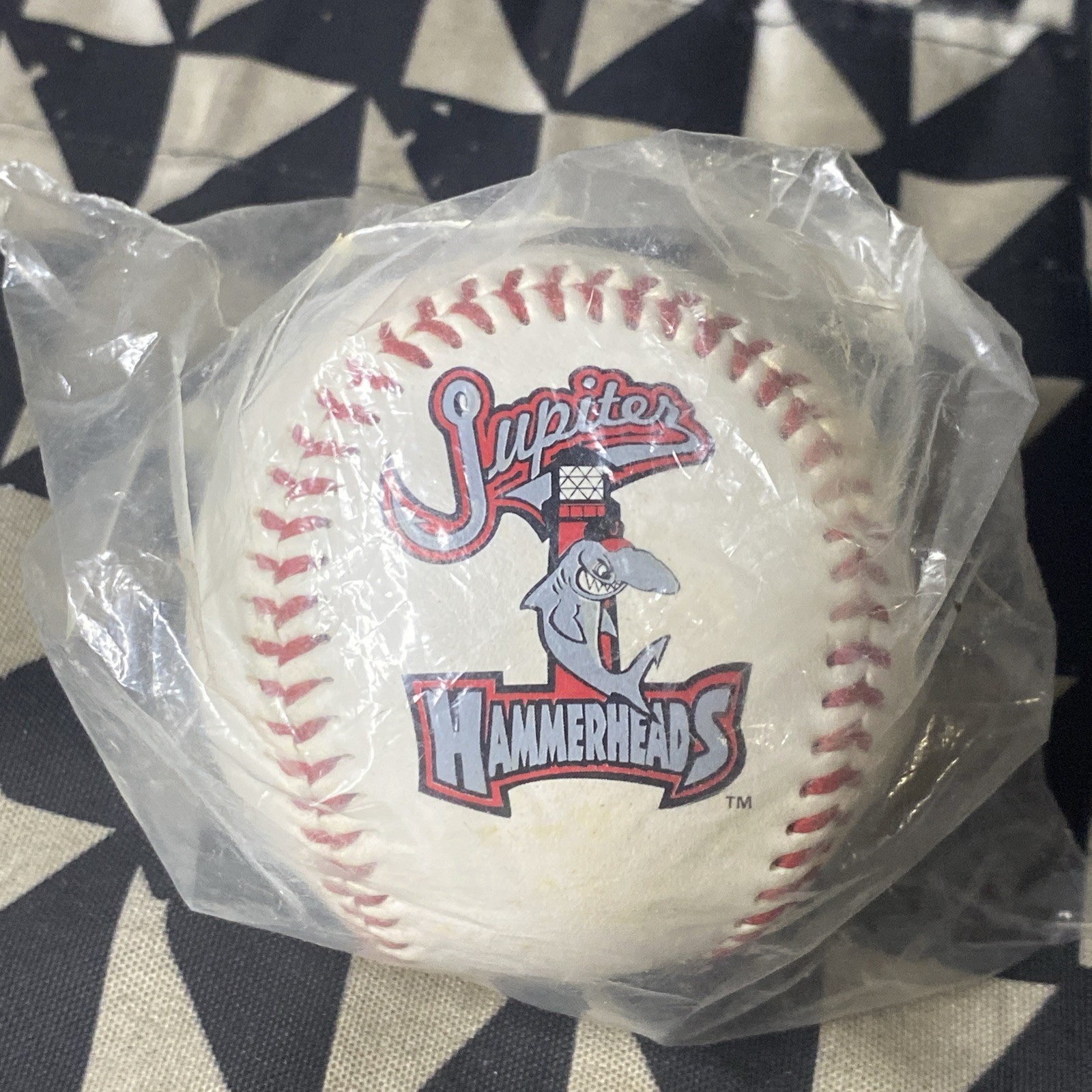 JUPITER HAMMERHEADS - Minor League MiLB -Vintage Souvenir Logo Baseball Ball NOS