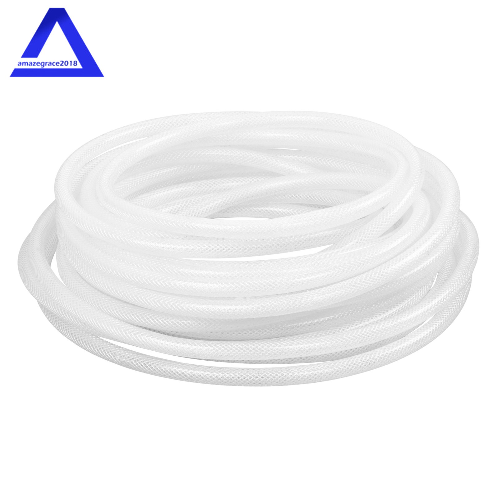50 ft 1/4" ID×7/16" OD Clear High Pressure Flexible PVC Tube for Transfer Water