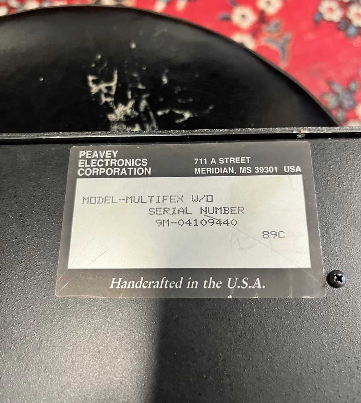 Peavey Multiplex Programmable Four Channel MIDI Effects