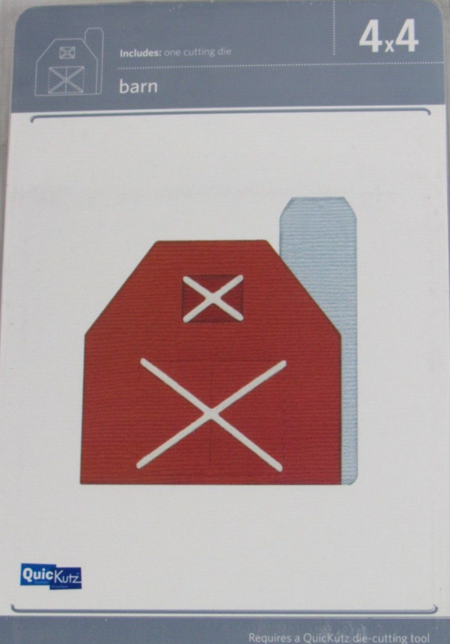 QuicKutz Barn 4x4, 1 Cutting Die Set REV-0216-S