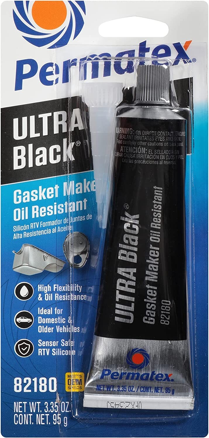 Permatex Ultra Black Maximum Oil Resistance RTV Silicone Gasket Maker 3 oz