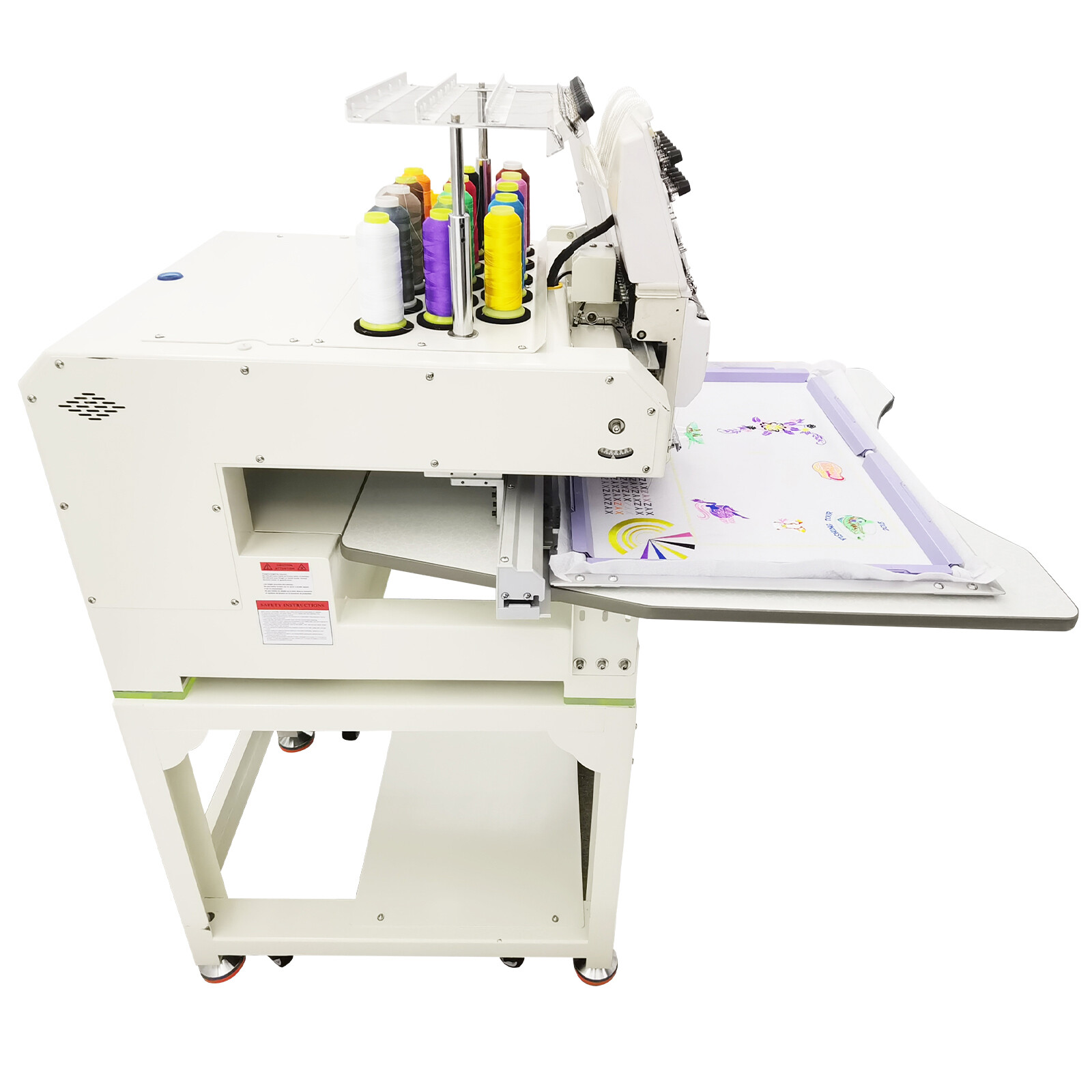 Automatic Commercial DIY Personalized Embroidery Machine Single Head 15 Needles