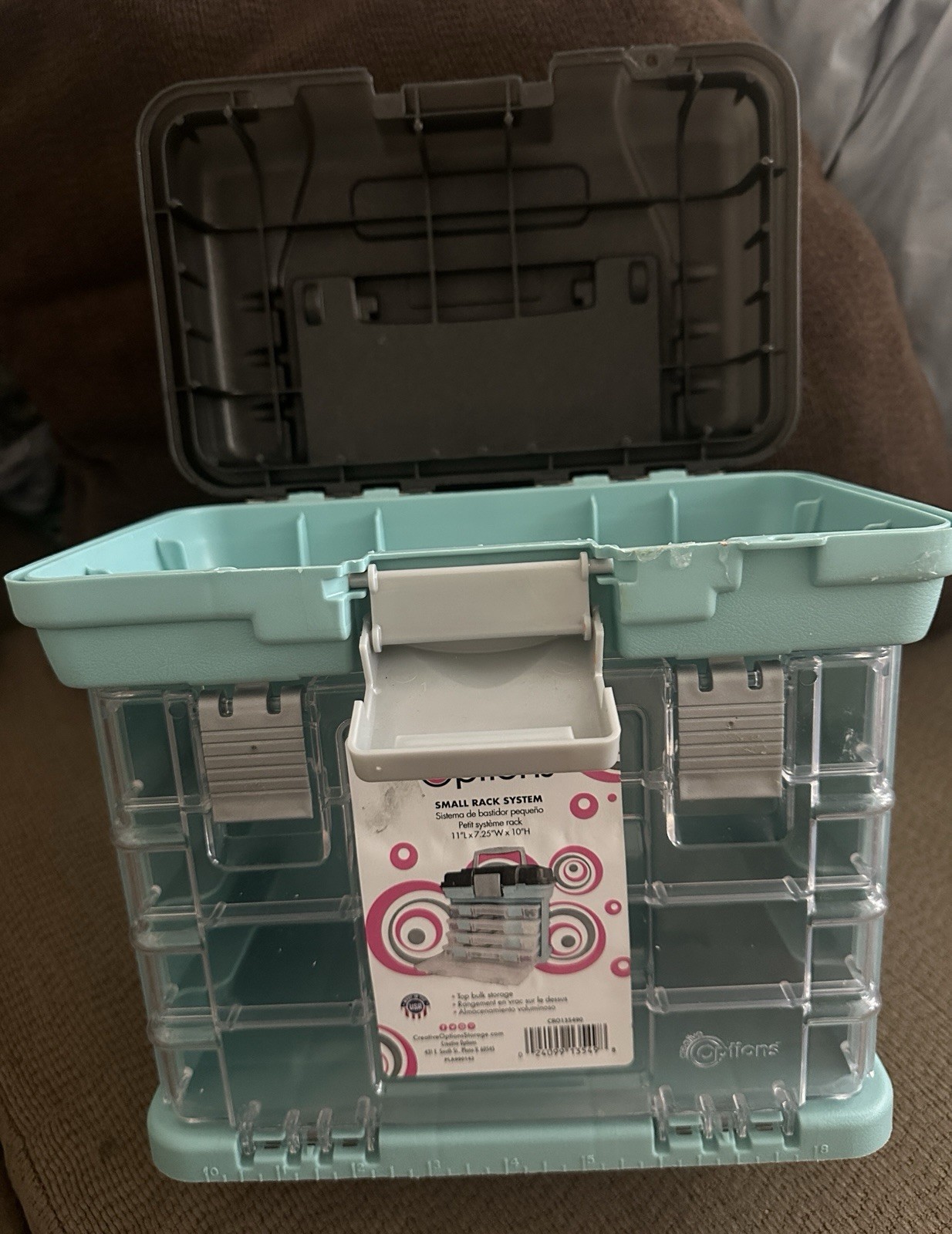 Creative Options Small Rack Organizer Storage Case No Racks EUC