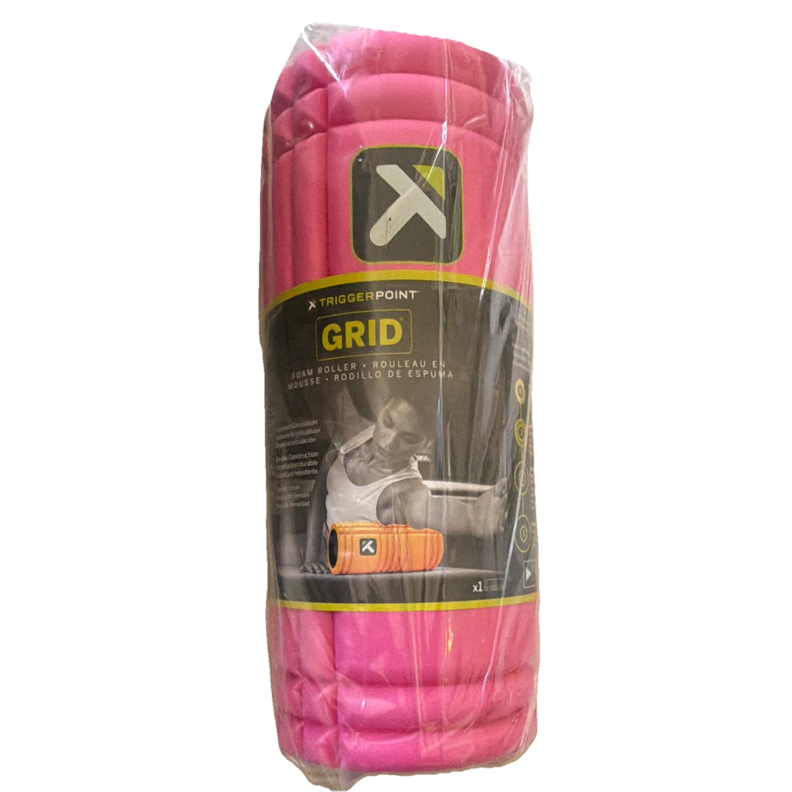 Trigger Point Performance GRID Massage Foam Roller Pink & Camouflage Colors