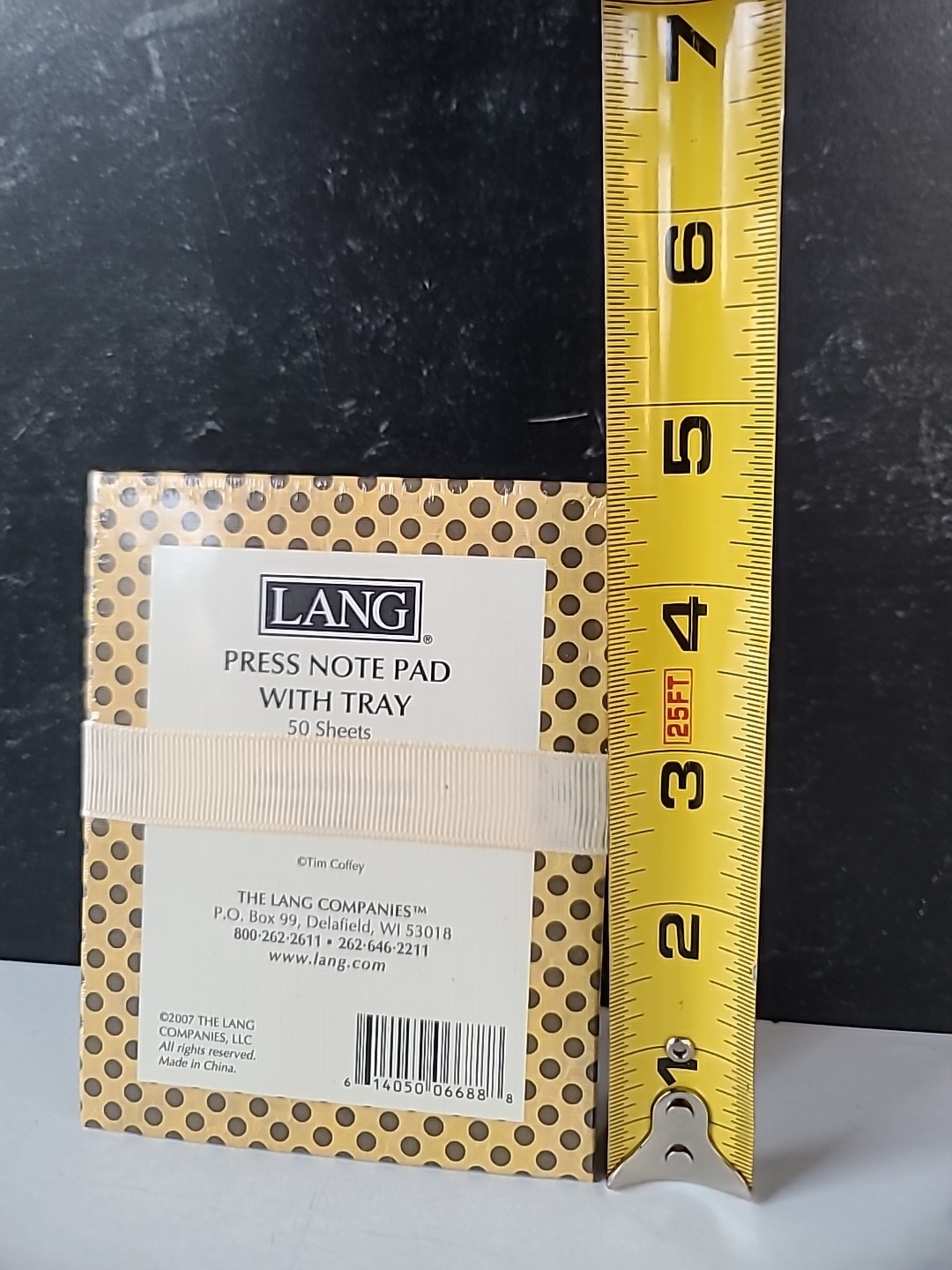 Lang Press Daisy Note Pad With Tray 50 Sheets 2007