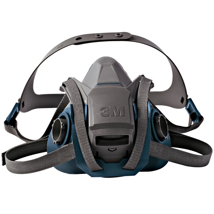 3M 6501QL Half Face Respiratory Protection Mask & 2- 2091 Particulate Filter SML
