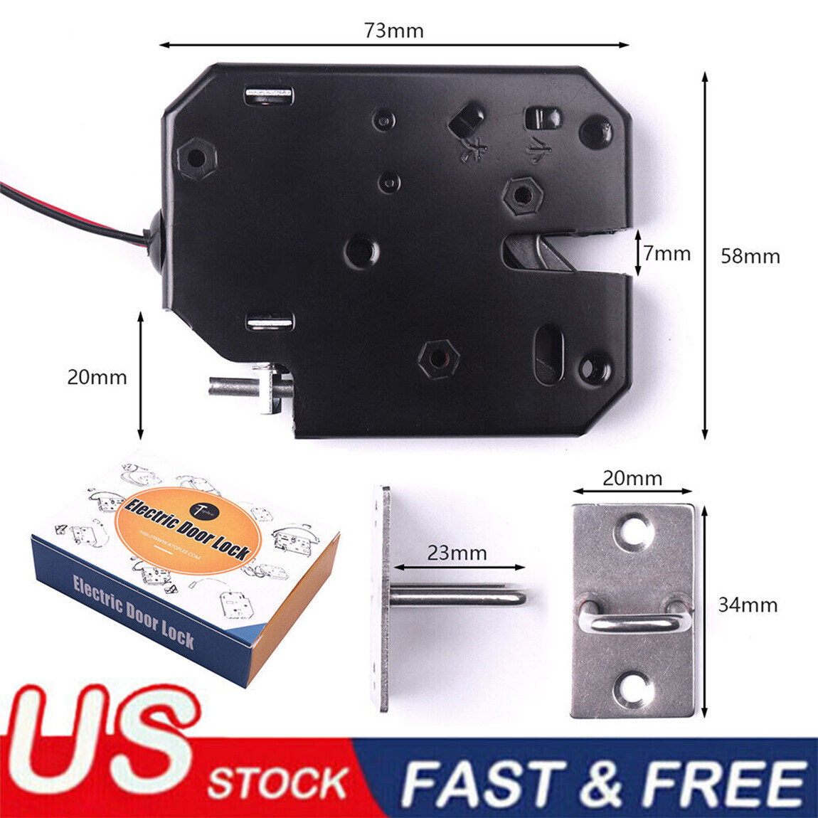 K01 12V DC 2A Electric Magnetic Intelligent Cabinet Electromagnetic Door Lock