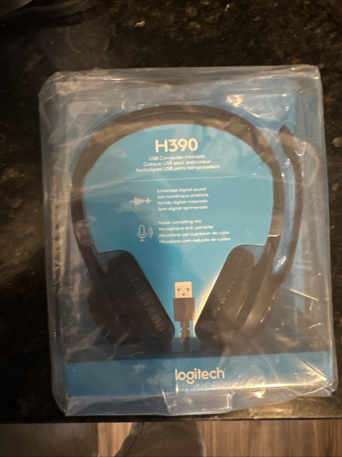 Logitech H390 Black Over the Ear Headset