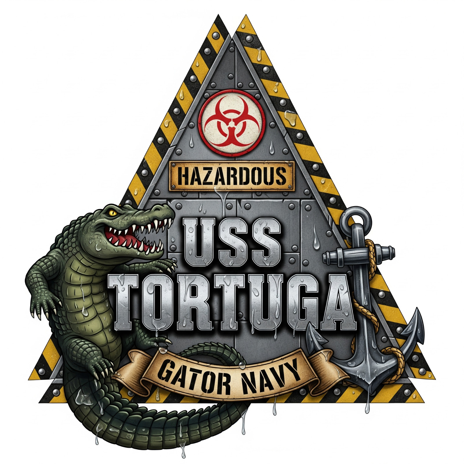 USS Tortuga Shirt - Gator Navy Best Military Shirt - PRIOR SERVICE Shirt