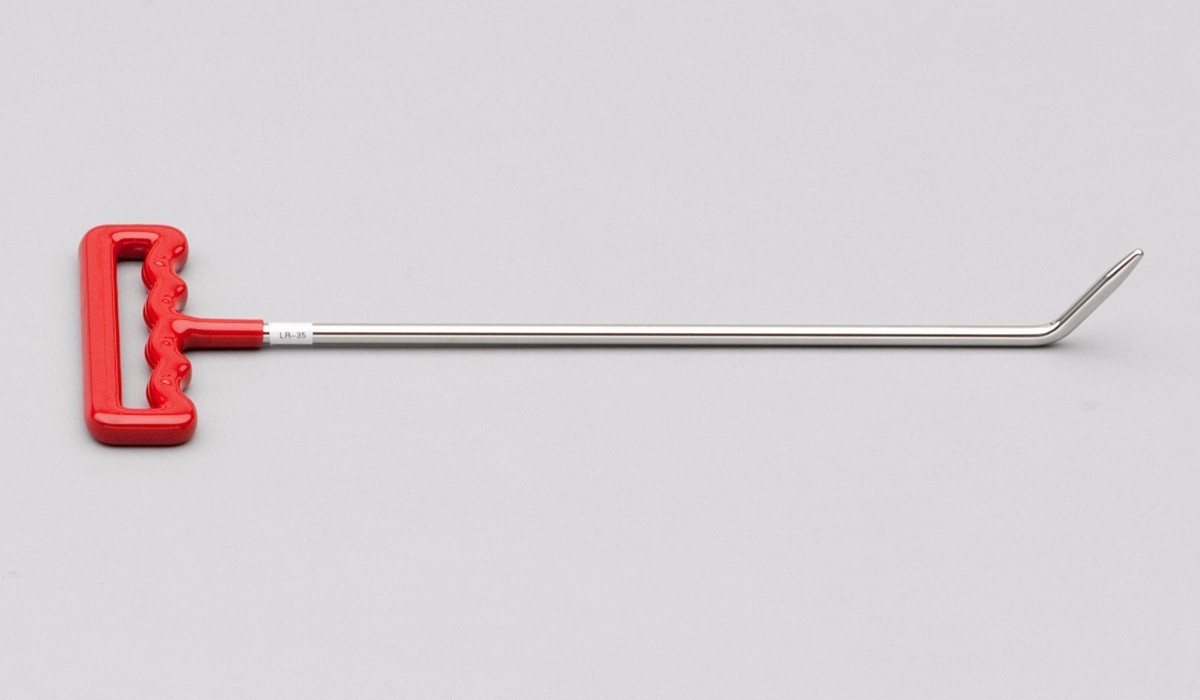 LR-35   1/4" diam,11 1/2" length, 1 1/2" toe, 45 angle, Small Ball Tip  PDR Tool