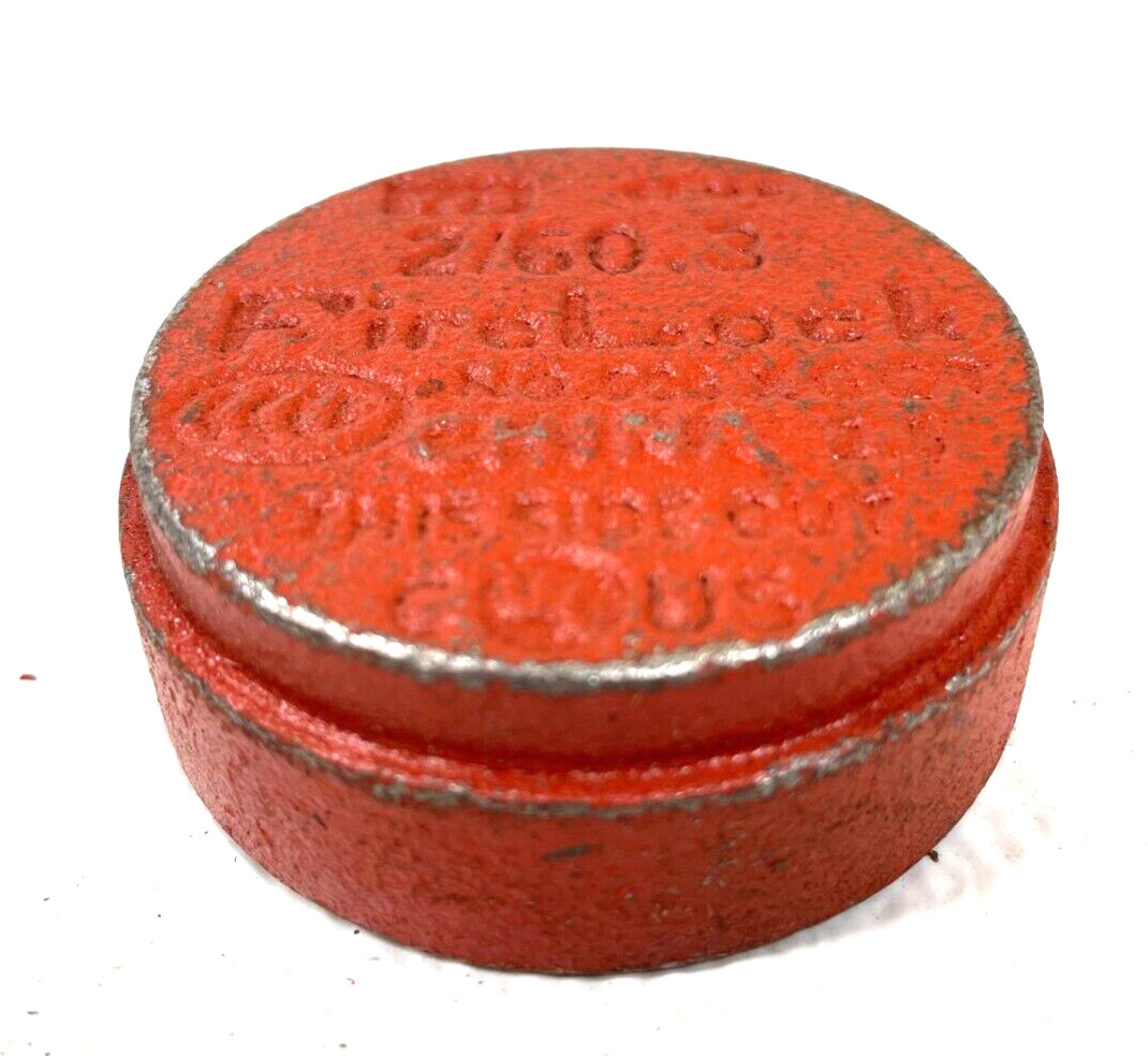 Victaulic Firelock Style 006 Grooved End Cap 2" (2.375 OD) Pipe Fitting