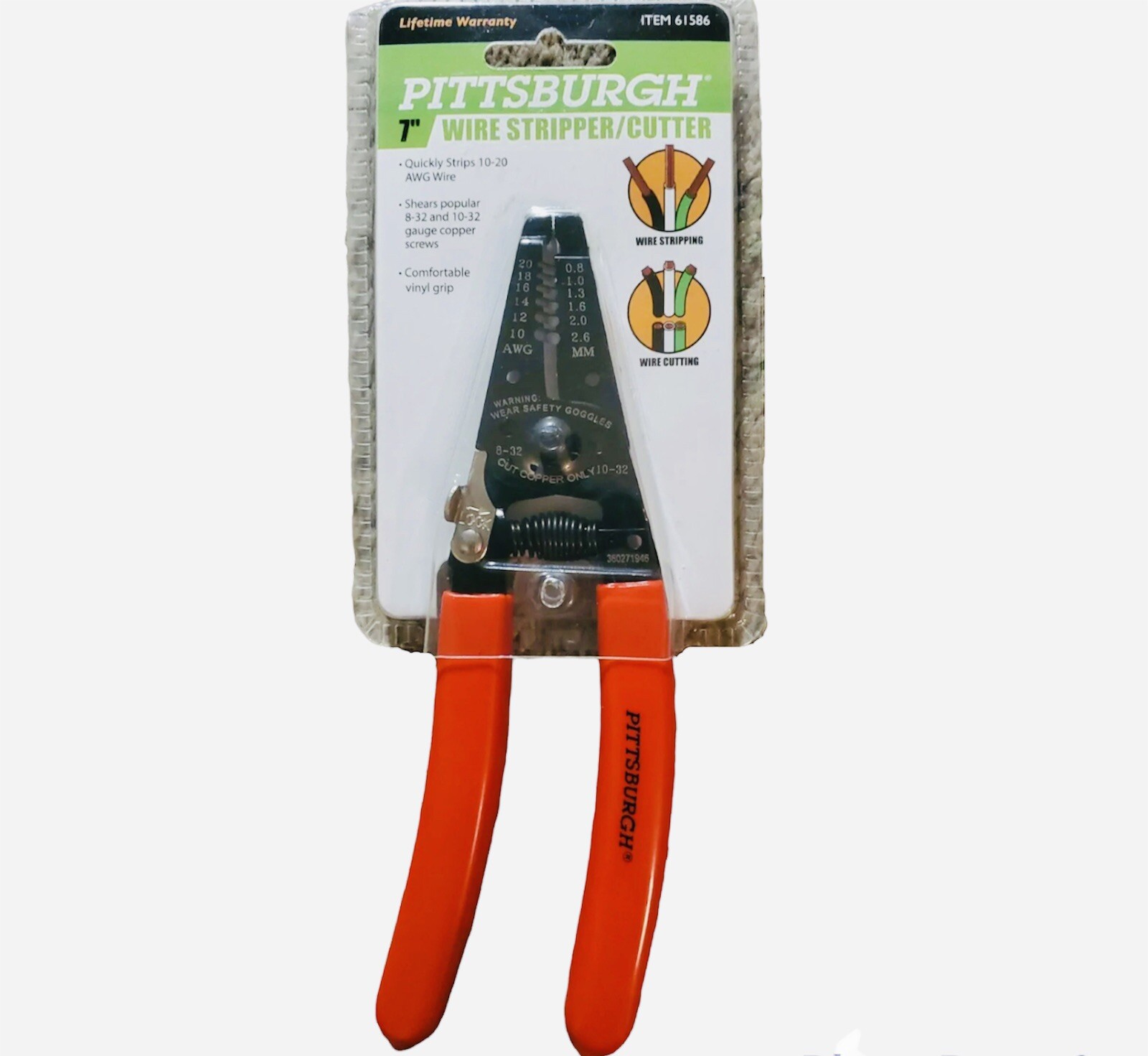 PITTSBURGH  ( 98410 ) 7 In. Wire Stripper With Cutter 🔥NEW🔥