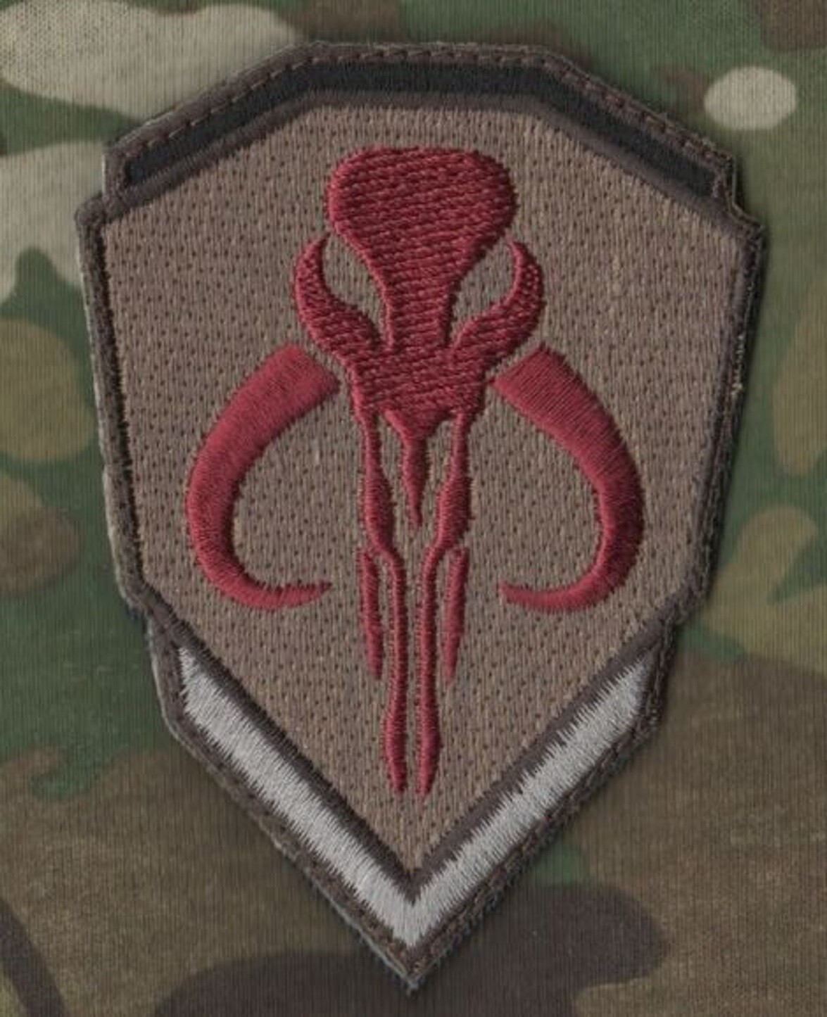JSOC JOINT TASK FORCE JTF vêlkrö MULTICAM PATCH: STAR WARS MANDALORIANS SKULL