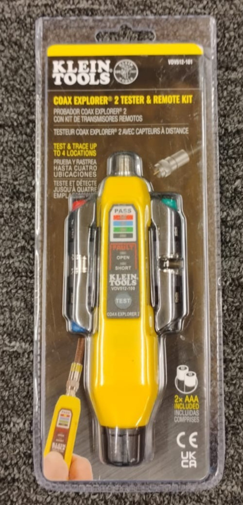 Klein Tools VDV512-101 Coax Explorer 2 with Remote Kit - New , R5
