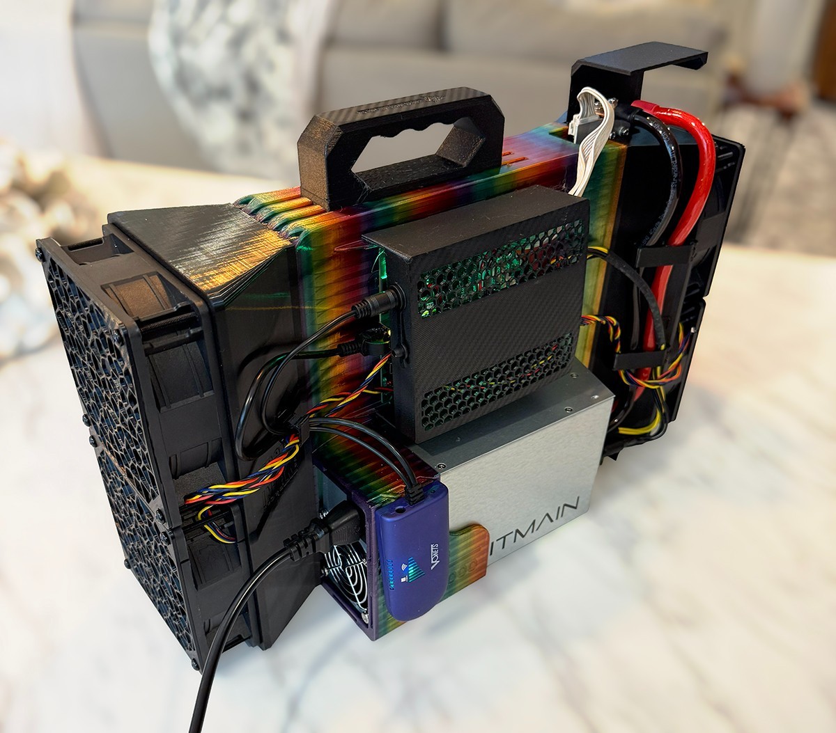 BITMAIN ANTMINER S19 XP HOME MINER BITCOIN 110V 120V 40+TH/S RAINBOW INCL. WIFI