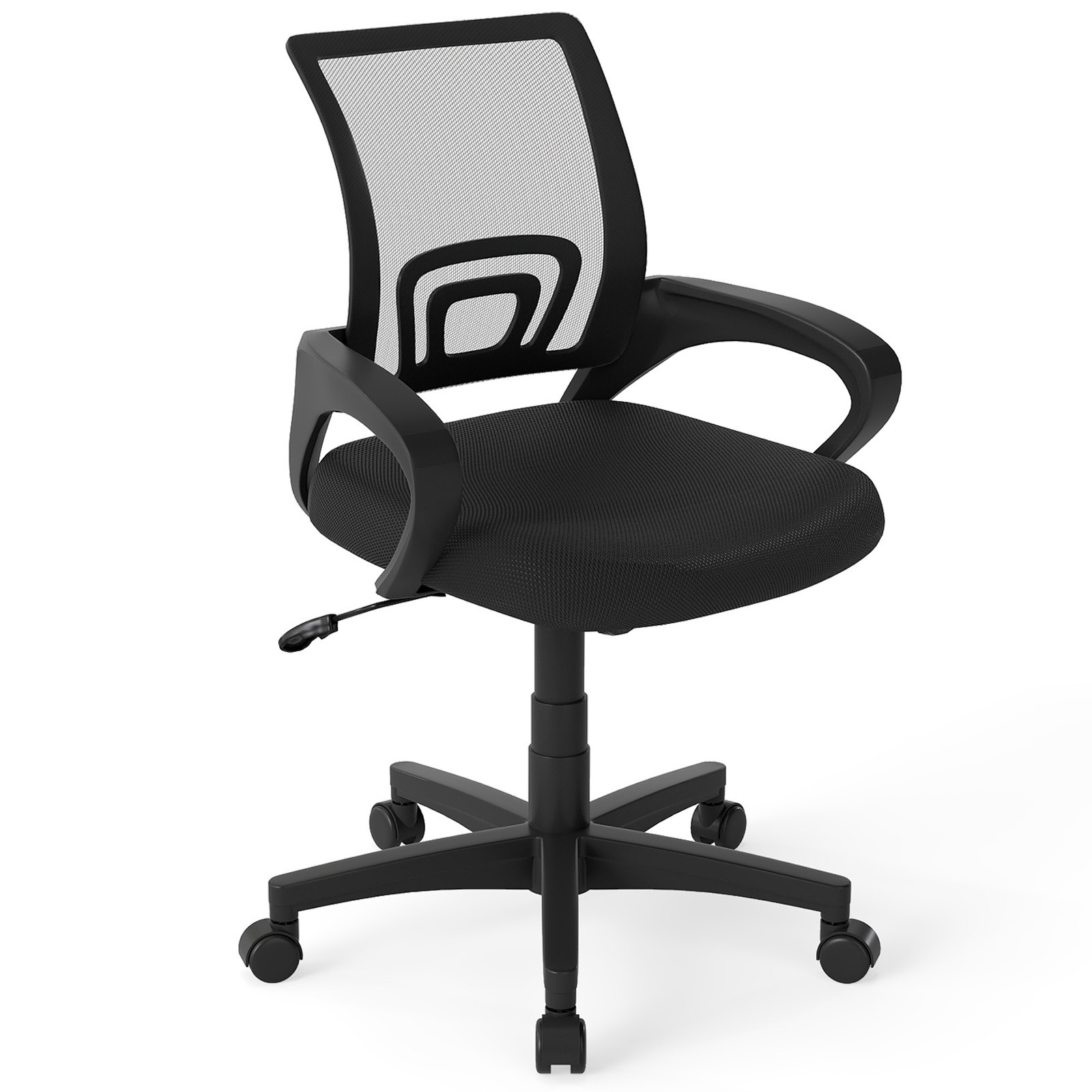 Mesh Office Chair Ergonomic Computer Desk Chair w/Lumbar Support Armrests Black
