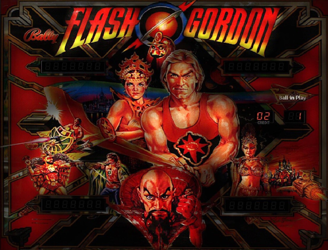 FLASH GORDON - NON GHOSTING Lighting Kit custom SUPER BRIGHT PINBALL KIT