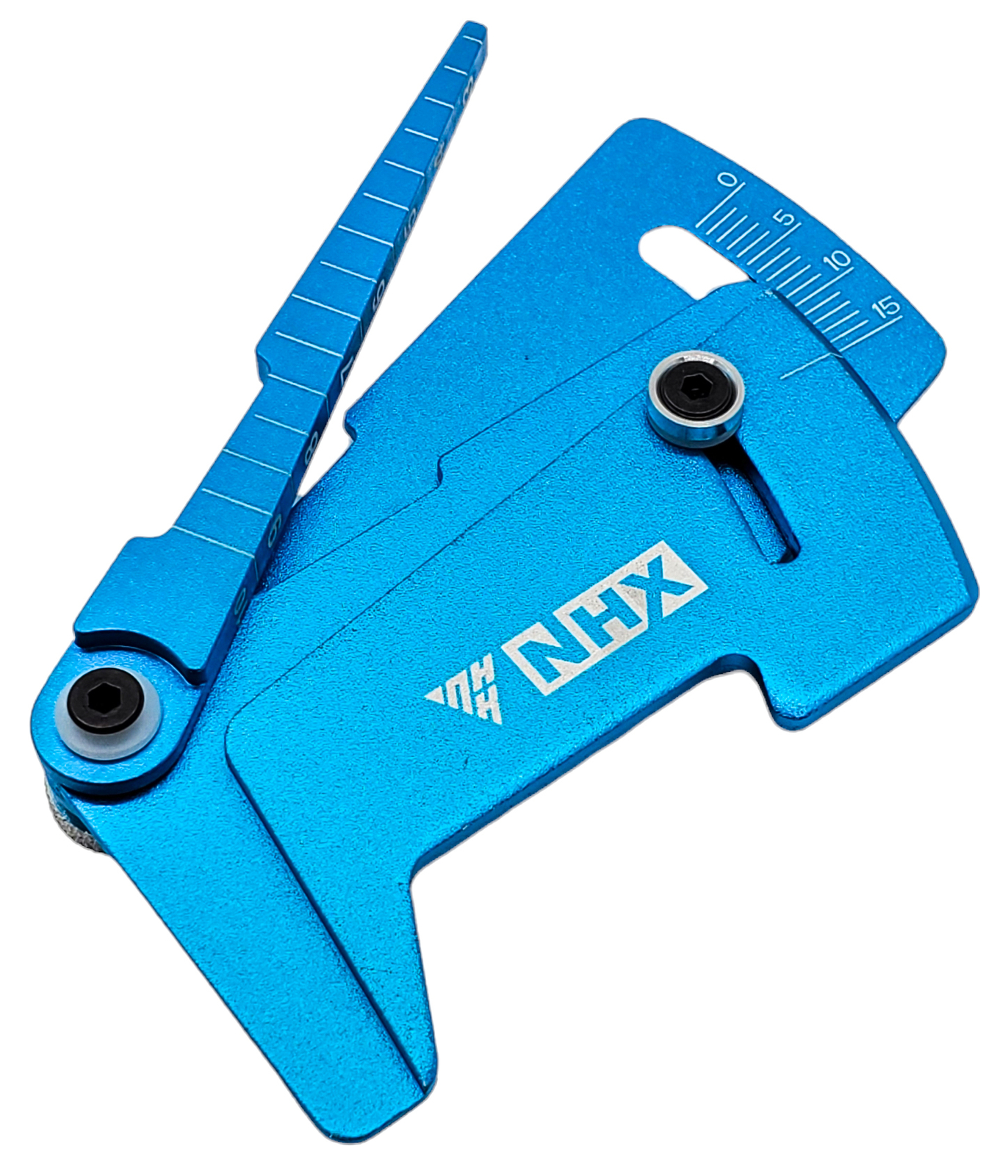 NEW NHX RC Aluminum Camber & Ride Height Gauge Tool - 1/10 1/8 On-road - Blue
