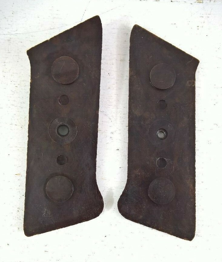 FRENCH ARMY MAT 49 PISTOL GRIPS (BROWN)