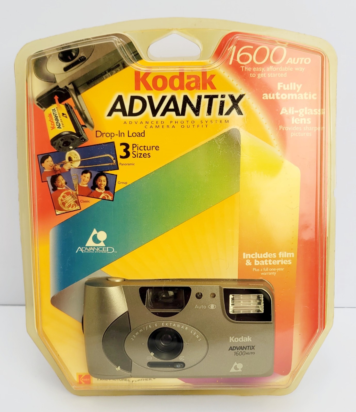 Kodak Advantix 1600 Point & Shoot 35mm Camera New/Sealed Bad Batteries